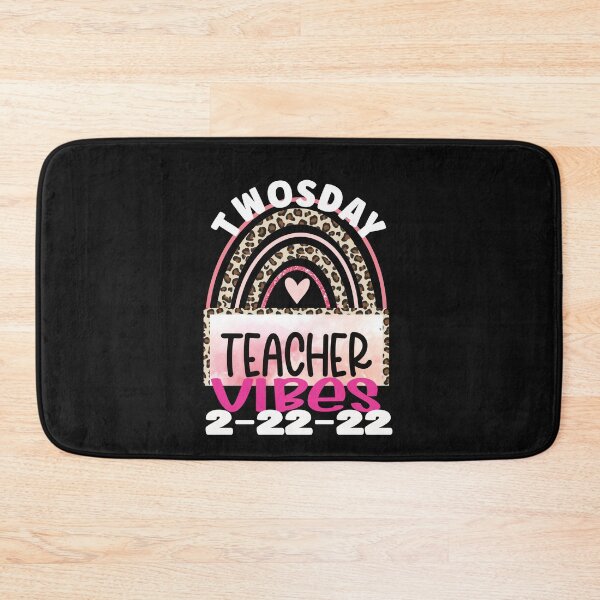 Item preview, Cute Rainbow Twosday 2-22-22 Twosday Teacher Vibes Funny Teacher designed and sold by SharpThreadZ.