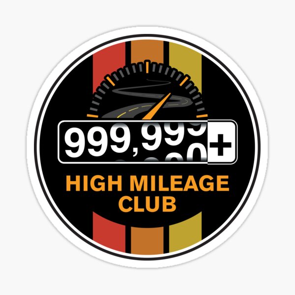 Item preview, The High Mileage Club - 1 MILLION+ Miles (C Version) designed and sold by brainthought.