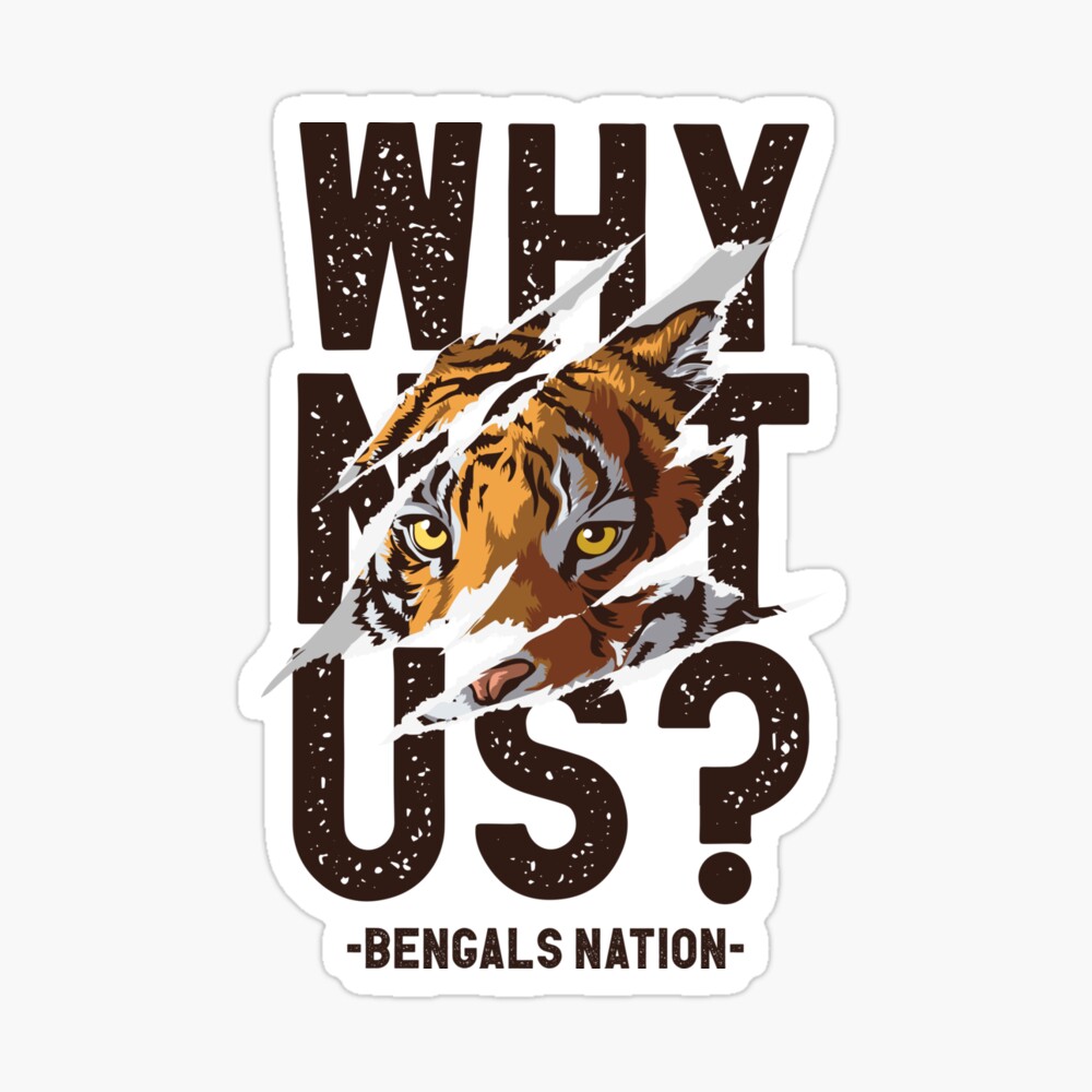 Bengal Nation Who Dey Football Cincinnati Bengals Slogan T-Shirt