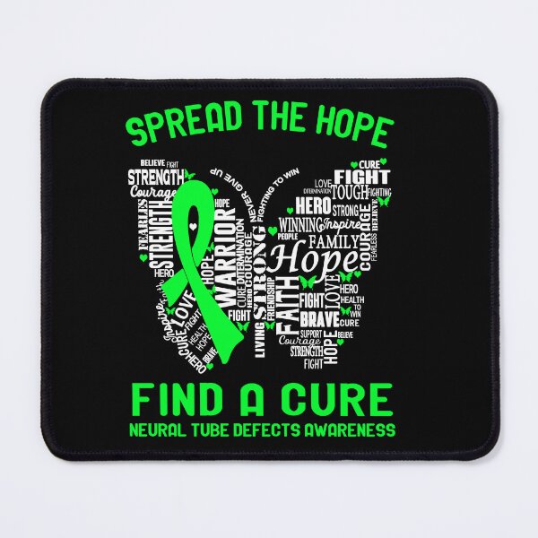 Item preview, Butterfly Ribbon Spread The Hope Find A Cure Neural Tube Defects Awareness designed and sold by Tadmab.
