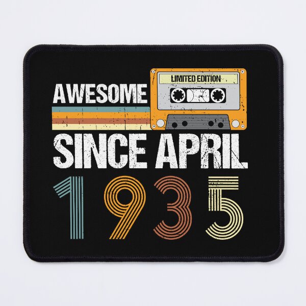 Item preview, Awesome Since April 1935 | 87th birthday | vintage April 1935 designed and sold by AMINE  ★★★★★.