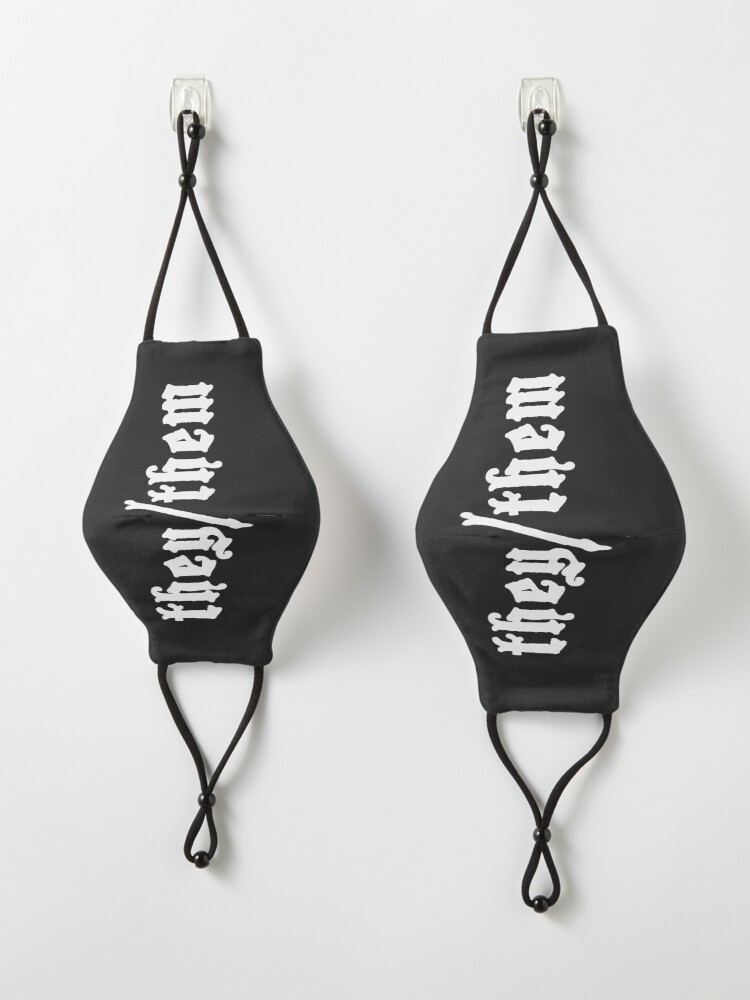 Thumbnail 5 of 7, Mask, They/Them pronouns designed and sold by Sayraphim.