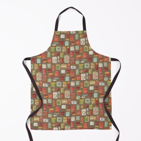 Item preview, Vintage Kitchen Pantry Tins Pattern designed and sold by Valerie Hamill.