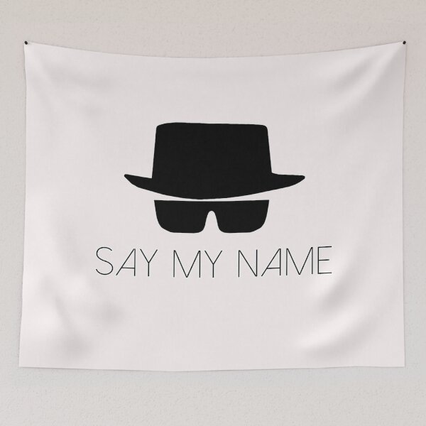 Item preview, Breaking Bad, Walter White "di mi nombre" designed and sold by DesignJadaStore.