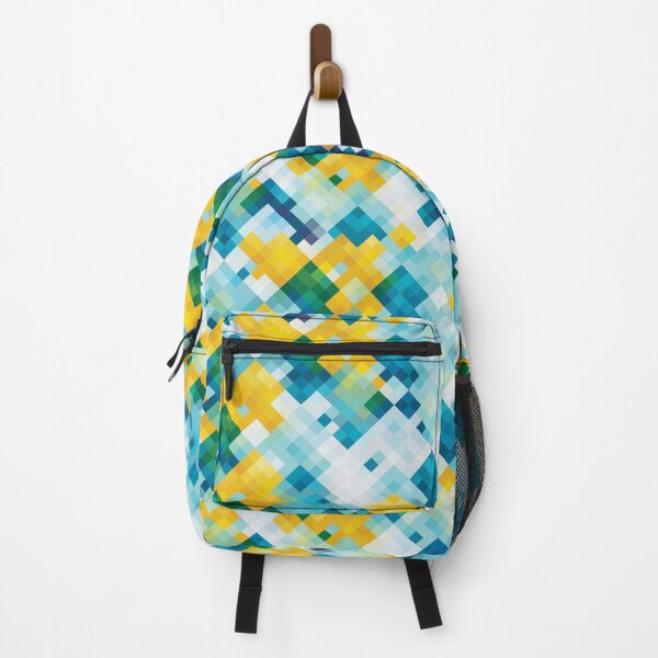 Item preview, Bohemian Blue And Yellow Checkered Pattern designed and sold by IZiets.