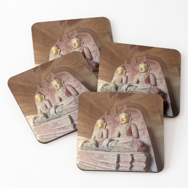 Item preview, Twin Buddha Statues in Bagan, Myanmar designed and sold by Sailingstone Travel.