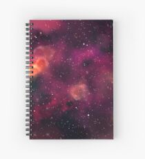 Blood Orchid Galaxy Spiral Notebook