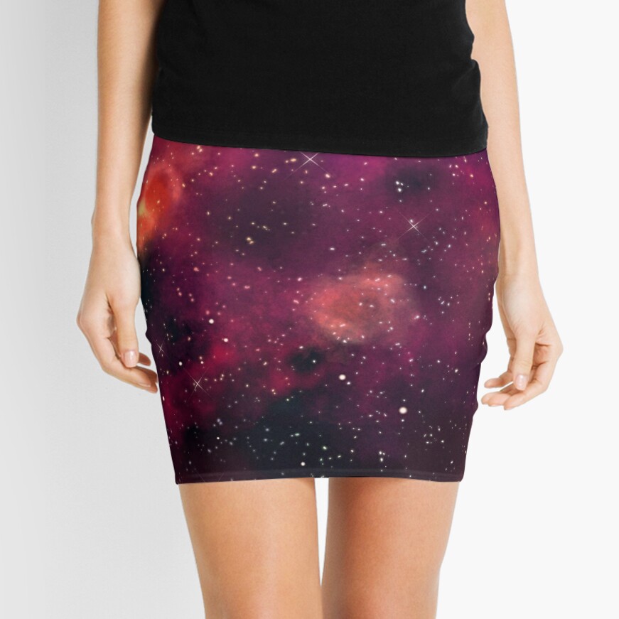 Disover Blood Orchid Galaxy Mini Skirt