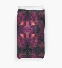 Blood Orchid Galaxy Duvet Cover