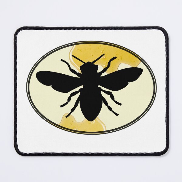 Item preview, Bee Silhouette on Honey designed and sold by MountMercantile.