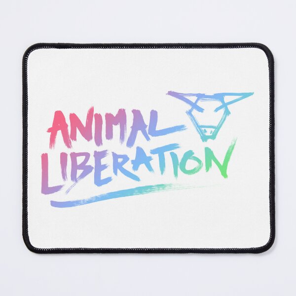 Item preview, ANIMAL LIBERATION - Animal Rights Vegan Activist Rainbow designed and sold by JusticeVegan.