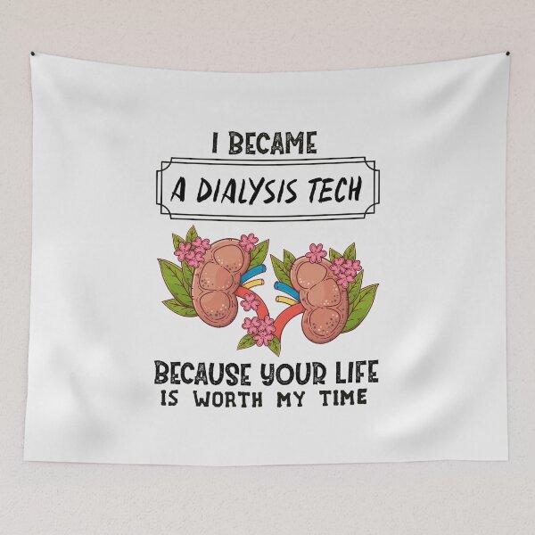 Item preview, I Became A Dialysis Tech Because Your Life Is Worth My Time designed and sold by Life Shop.