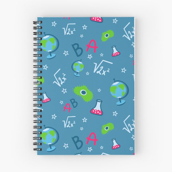 Item preview, Seamless pattern with school sciences. Amoeba, Alphabet, globe, bulb, Square root designed and sold by Seed Company.