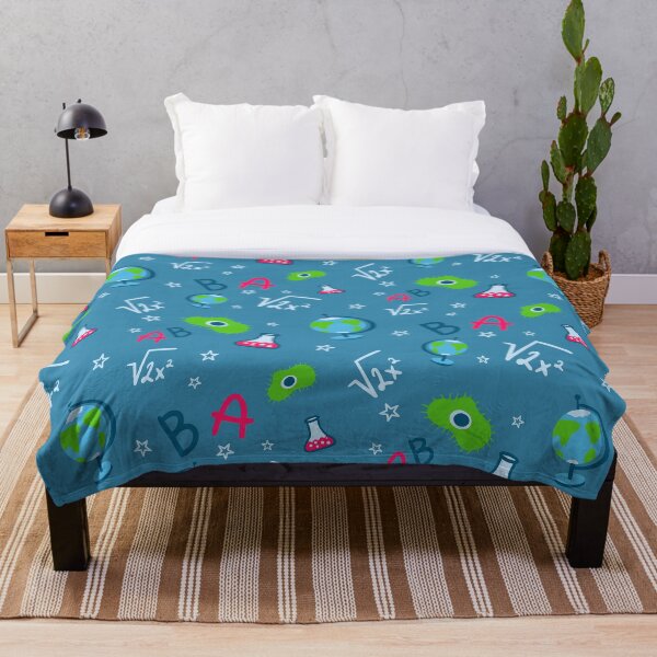 Item preview, Seamless pattern with school sciences. Amoeba, Alphabet, globe, bulb, Square root designed and sold by Seed Company.