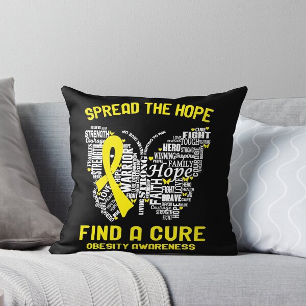 Item preview, Butterfly Ribbon Spread The Hope Find A Cure Obesity Awareness designed and sold by Tadmab.