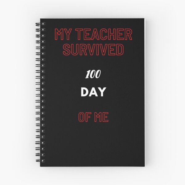 Item preview, My teacher survived 100 days of me designed and sold by KillerArt23.