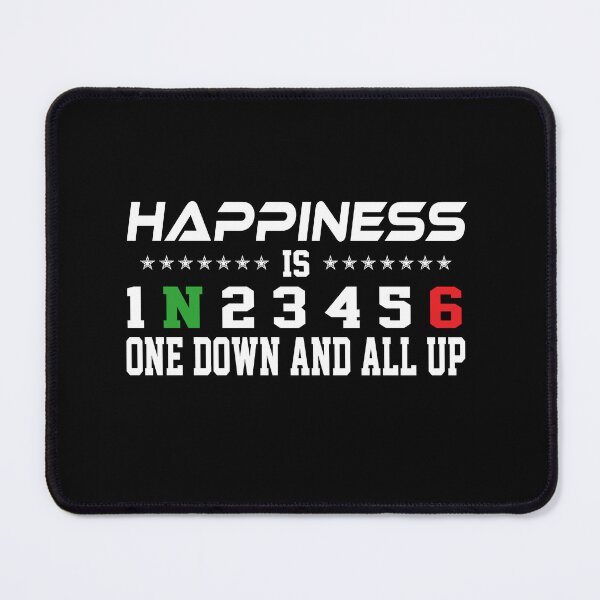 Item preview, motorcycle happiness is 1N23456 one down and all up gift for riders Moto Cross Motorcross Funny sarcastic Rude Offensive saying, boyfriend girlfriend  designed and sold by joygift369.