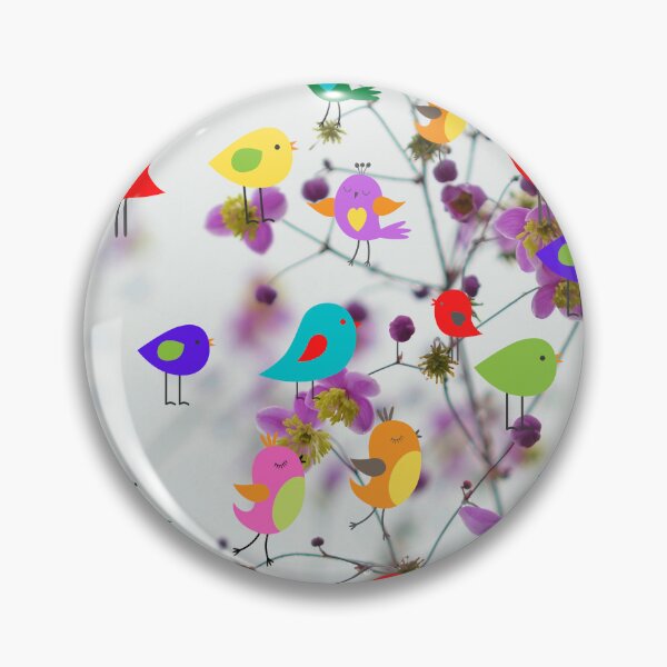 Item preview, colorful birds  designed and sold by Wilce Gimado.