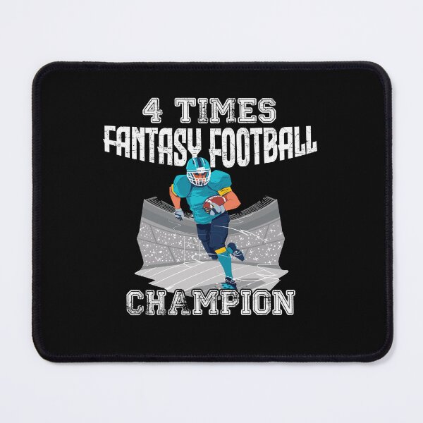 Item preview, 4 Times Fantasy Football Champion American Football Sports designed and sold by Dressed For  Duty.