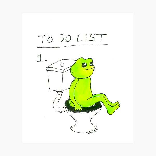 To Do List 1. Photographic Print