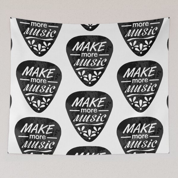 Item preview, Make More Music - Plectrum Illustration designed and sold by bblane.