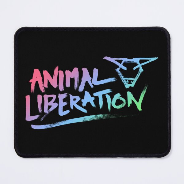 Item preview, ANIMAL LIBERATION - Animal Rights Vegan Activist Rainbow designed and sold by JusticeVegan.