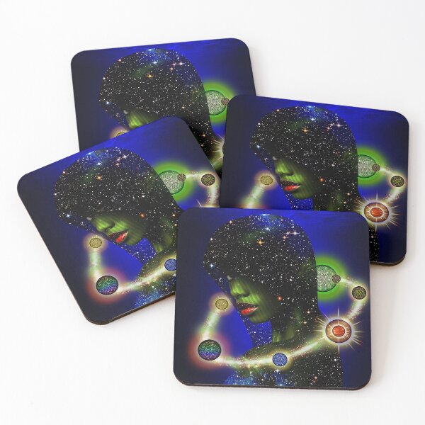 Item preview, Space girl and the planets around her designed and sold by jojokhworld.