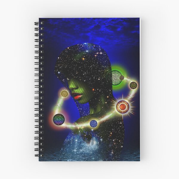 Item preview, Space girl and the planets around her designed and sold by jojokhworld.