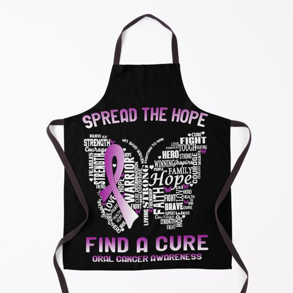 Item preview, Butterfly Ribbon Spread The Hope Find A Cure Oral Cancer Awareness designed and sold by Tadmab.