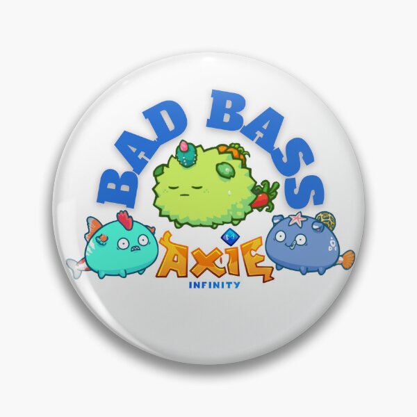 Artikelvorschau, Axie Infinity Bad Bass Squad-Logo-Ausrüstung entworfen und verkauft von BeckySageLife.