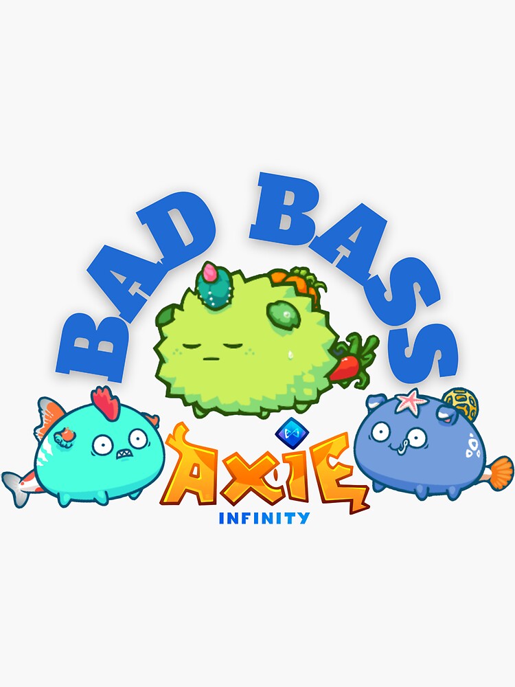 Axie Infinity Bad Bass Squad Logo Gear Sticker for Sale by BeckySageLife