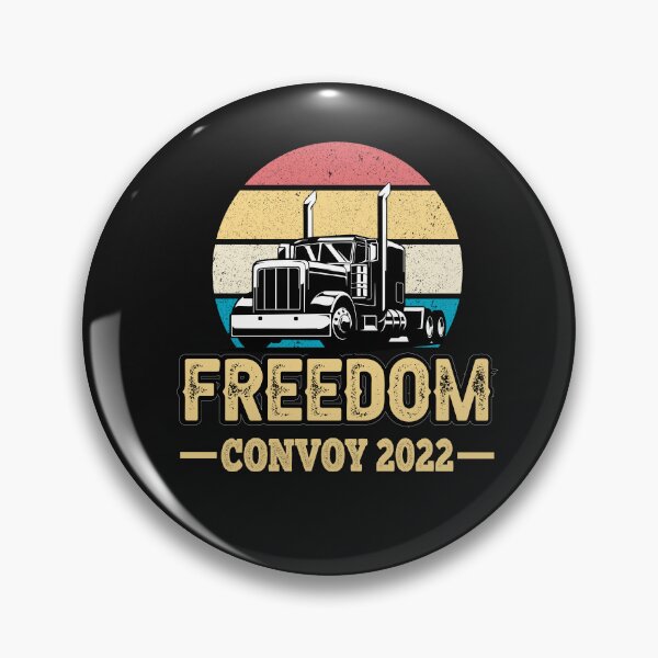 Item preview, Freedom Convoy 2022 In Support of Truckers Mandate Freedom designed and sold by Theparticular.