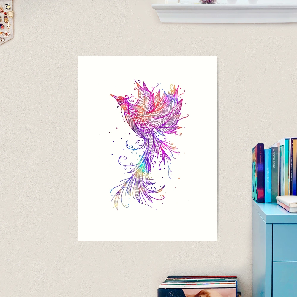 PhoenixTattoo #WatercolorInk #InkArtistry #ColorfulTattoo #BirdTattoo... |  TikTok