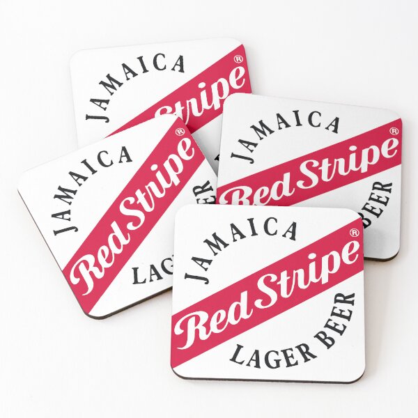 Item preview, Red Jamaica Stripe Beer, Lager Beer Jamaica designed and sold by PaulMasonn.