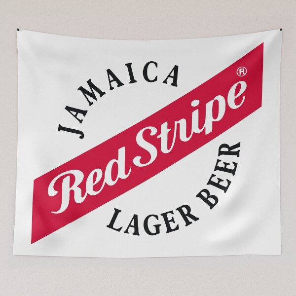 Item preview, Red Jamaica Stripe Beer, Lager Beer Jamaica designed and sold by PaulMasonn.