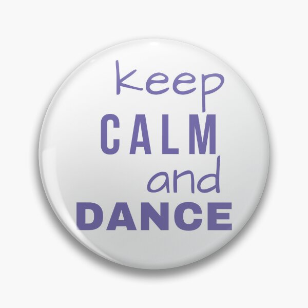 Item preview, Keep calm and dance – inspirational quote. Violet print. designed and sold by fowons.