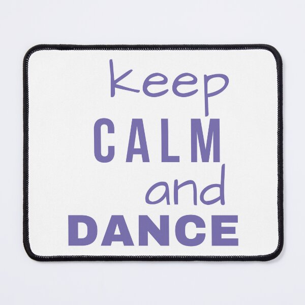 Item preview, Keep calm and dance – inspirational quote. Violet print. designed and sold by fowons.