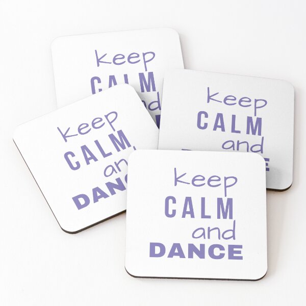 Item preview, Keep calm and dance – inspirational quote. Violet print. designed and sold by fowons.