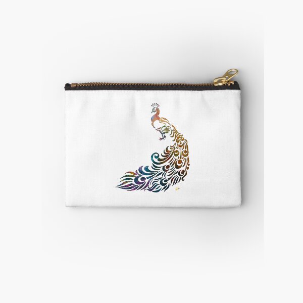 Item preview, Peacock on White Background designed and sold by Anas Arts.