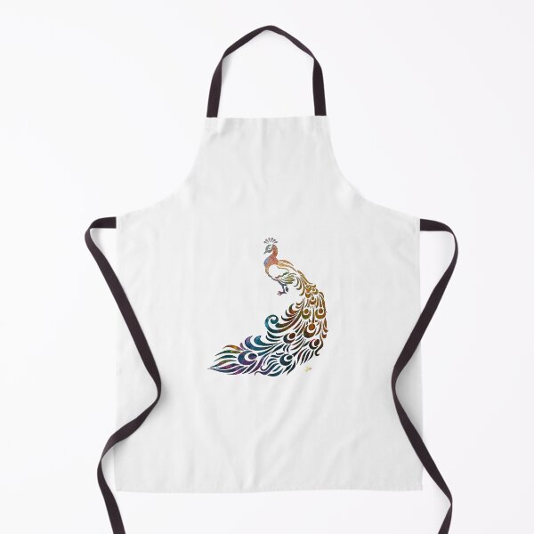 Item preview, Peacock on White Background designed and sold by Anas Arts.