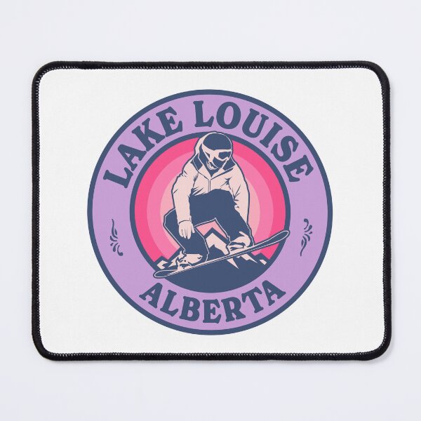 Item preview, Lake Louise AB Snowboard Retro Badge designed and sold by modeoftravel.
