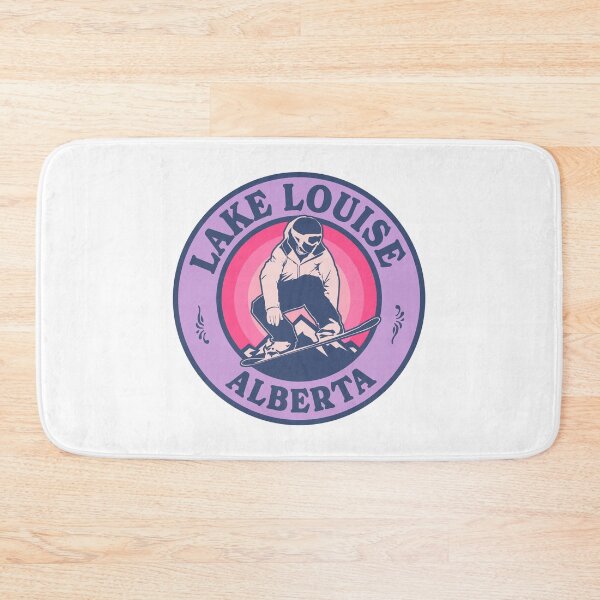 Item preview, Lake Louise AB Snowboard Retro Badge designed and sold by modeoftravel.