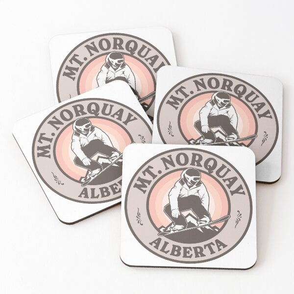 Item preview, Mt. Norquay AB Snowboard Retro Badge designed and sold by modeoftravel.