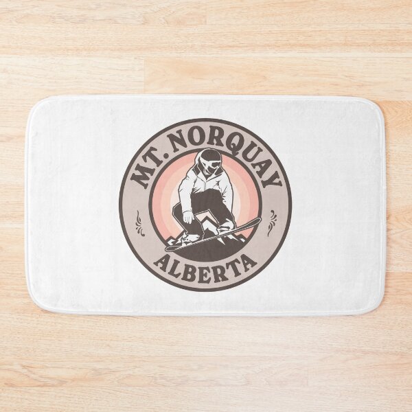 Item preview, Mt. Norquay AB Snowboard Retro Badge designed and sold by modeoftravel.