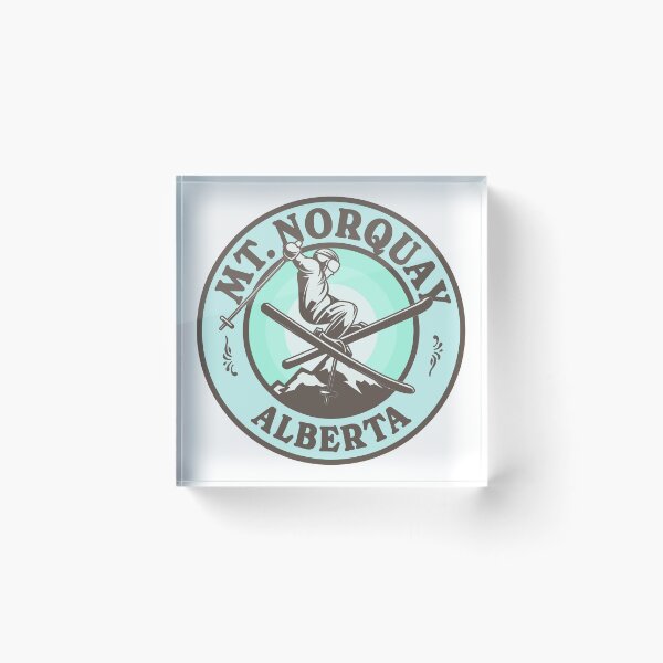 Item preview, Mt. Norquay AB Ski Retro Badge designed and sold by modeoftravel.
