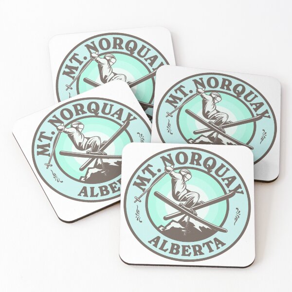 Item preview, Mt. Norquay AB Ski Retro Badge designed and sold by modeoftravel.