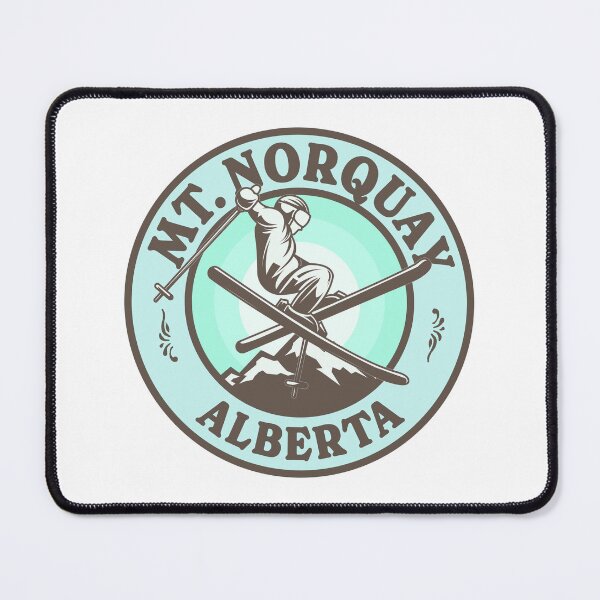 Item preview, Mt. Norquay AB Ski Retro Badge designed and sold by modeoftravel.