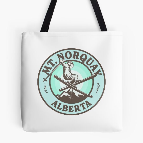 Item preview, Mt. Norquay AB Ski Retro Badge designed and sold by modeoftravel.