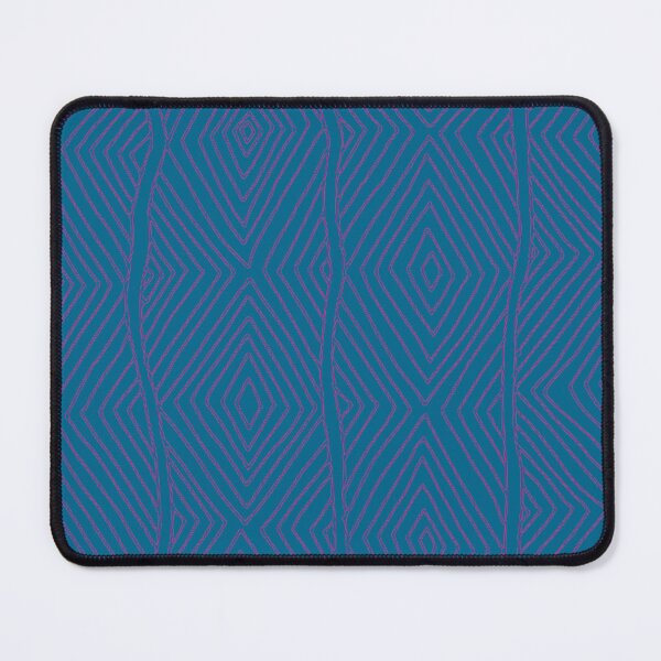 Item preview, Aboriginal art - Diamond pattern (Blue and Neon Pink) designed and sold by Black-Arts.
