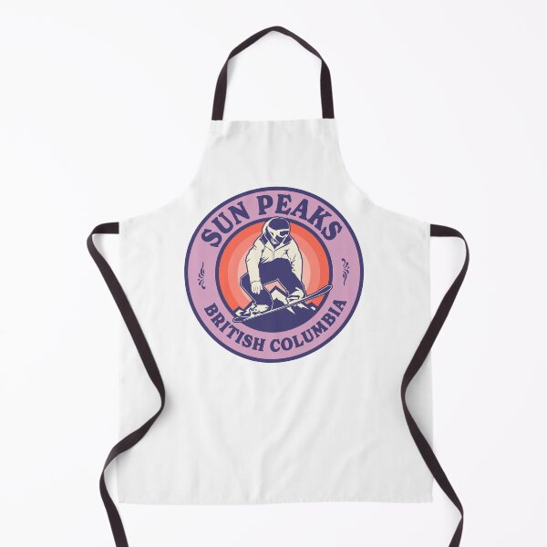 Item preview, Sun Peaks BC Snowboard Retro Badge designed and sold by modeoftravel.